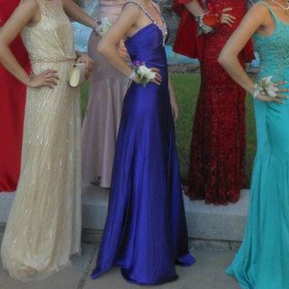 Violet colored Prom Dress